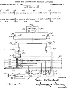 Image from patent US2777901 on machine translation